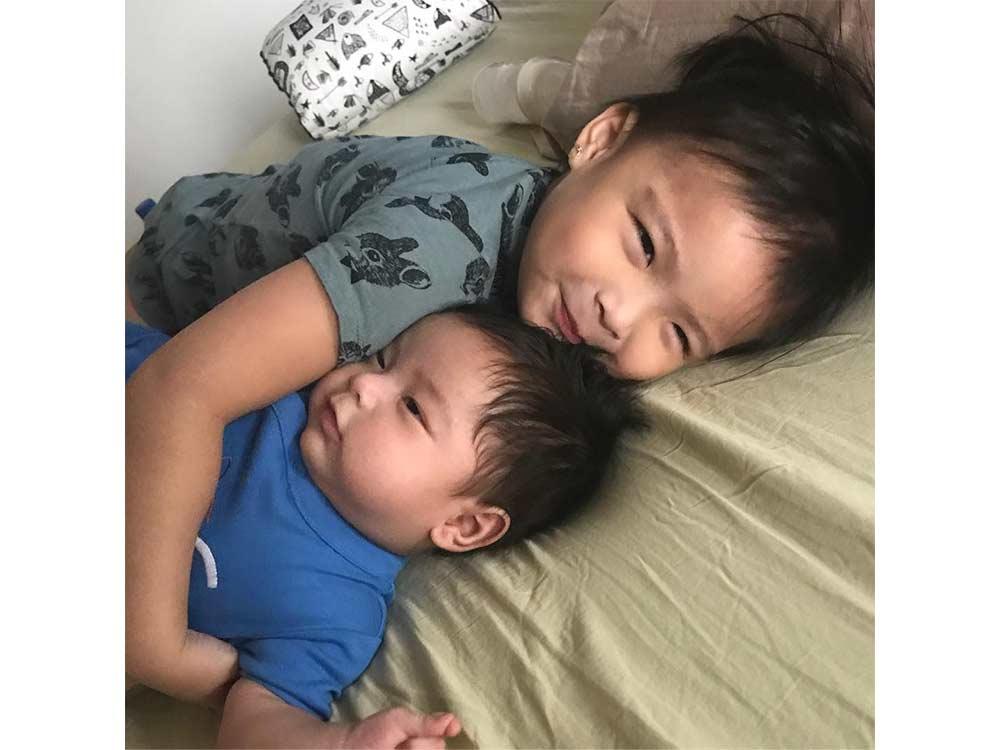 In Photos Meet Lj Moreno And Jimmy Alapag S Third Child Calen Asher Gma Entertainment