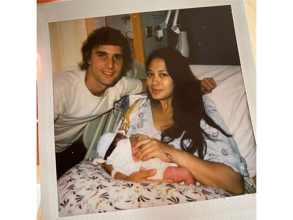 Isabelle Daza's second baby