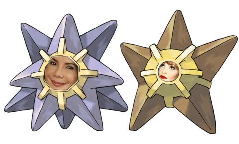 Eula Valdez and Carmi Martin