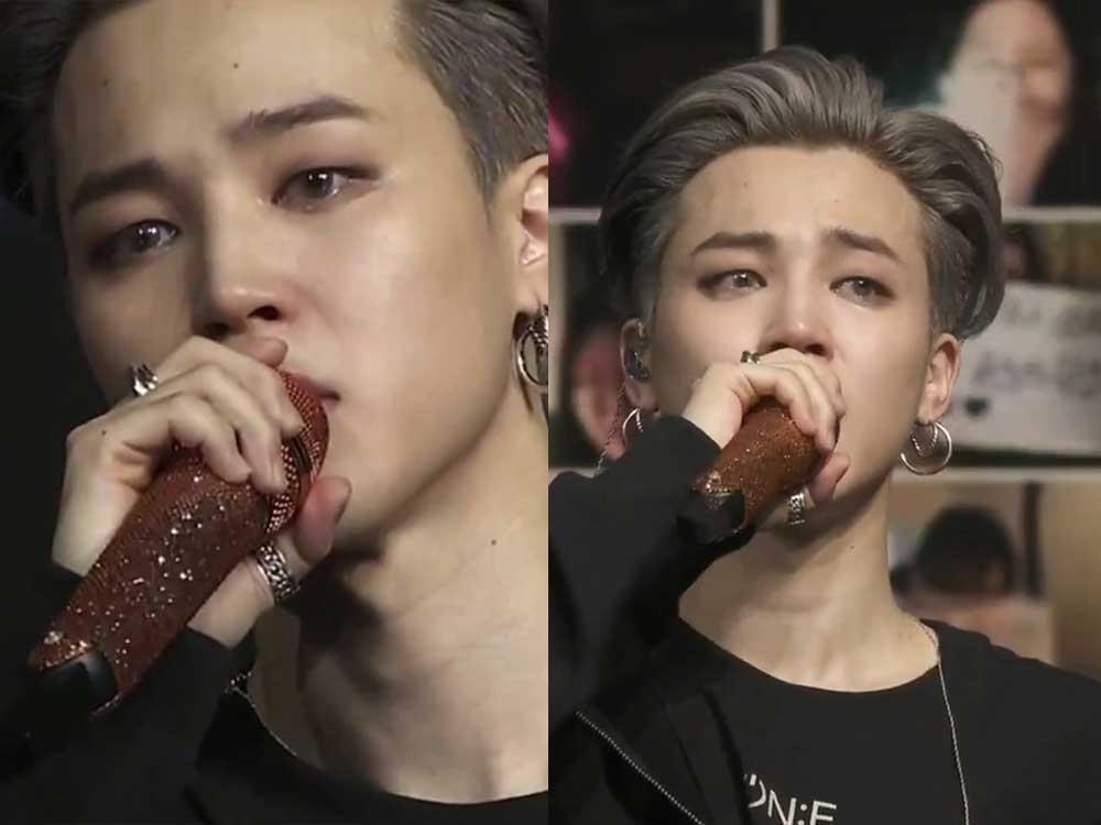Jimin crying