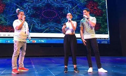 Alden Richards, Aicelle Santos, and Kim Idol