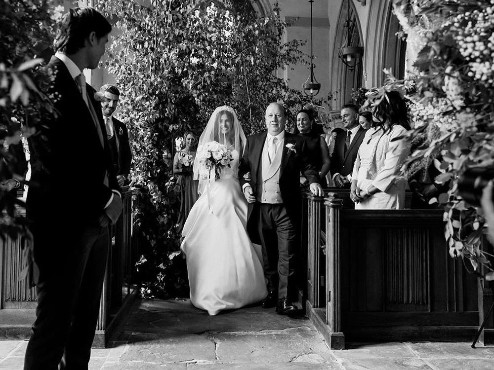 Here comes the bride