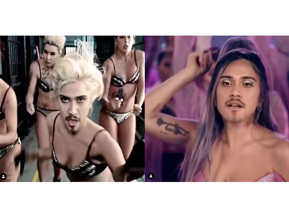 Billy Crawford as Lady Gaga