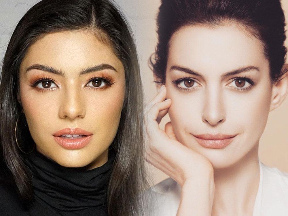 Thia Thomalla and Anne Hathaway