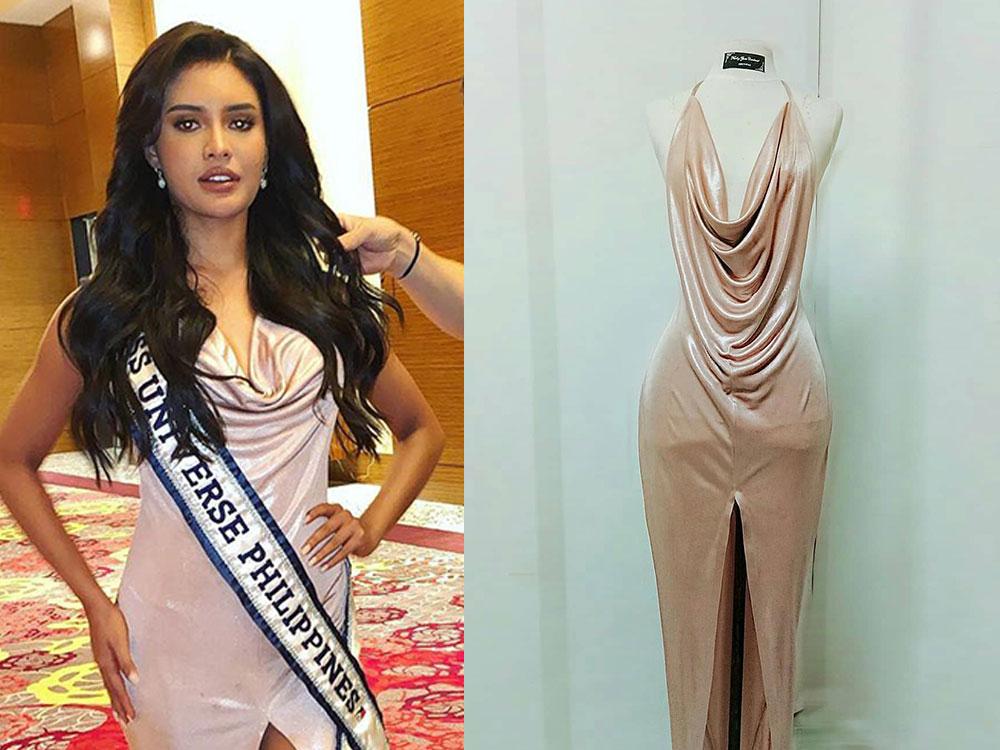 LOOK: Miss Universe Cameroon wears evening gown by Filipino designer Benj  Leguiab