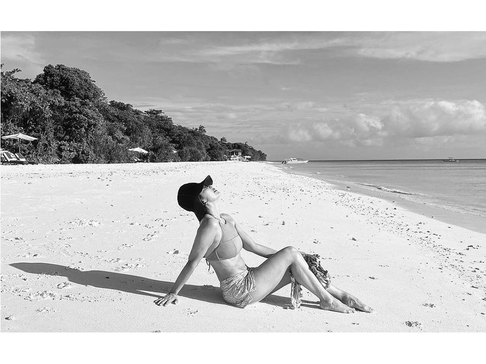 Basking under the sun