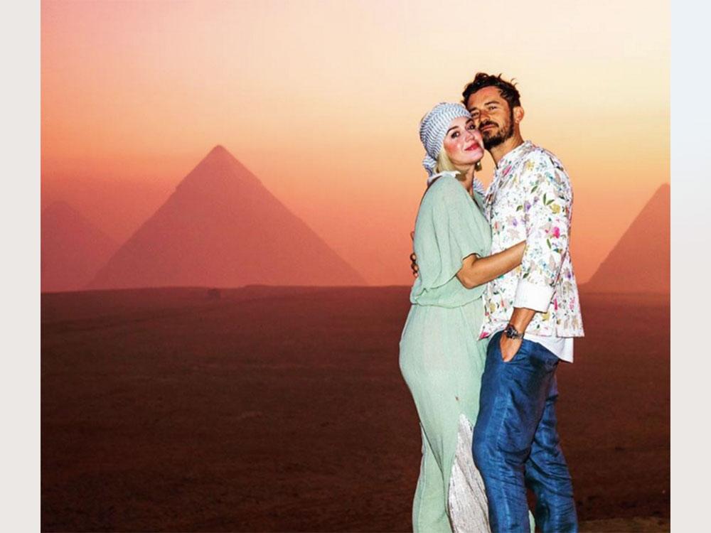 Katy Perry and Orlando Bloom