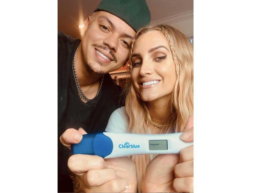 Second baby with Evan Ross