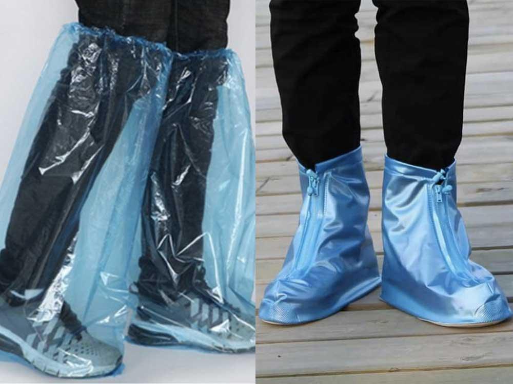 Plastic shoe cover