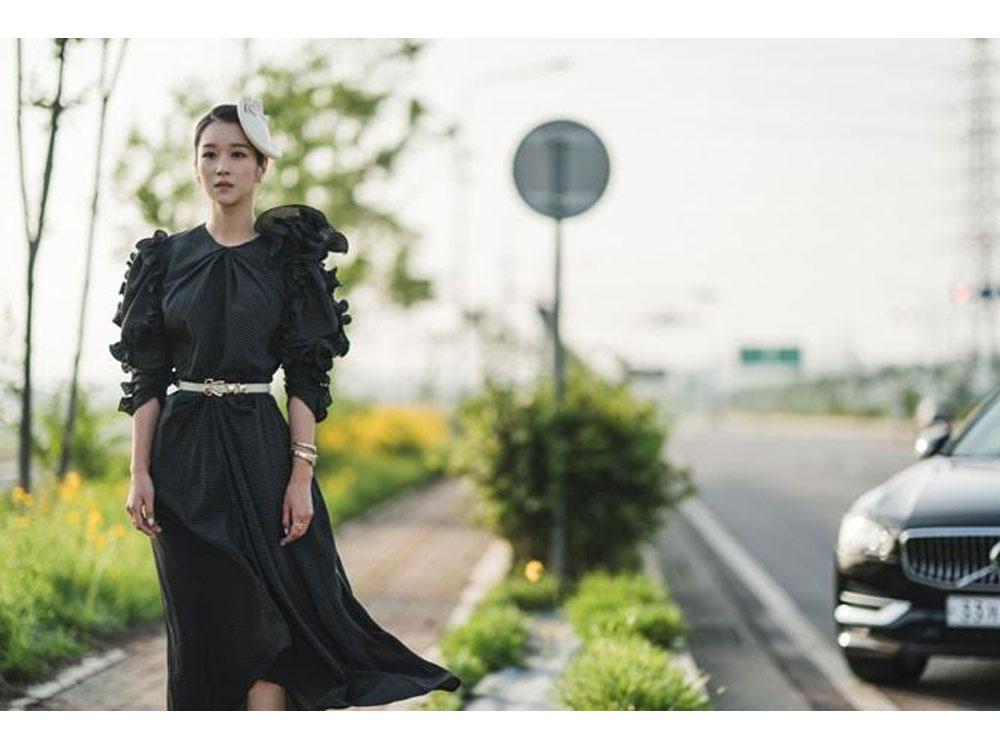 Sienna Polka Dot dress by Magda Butrym