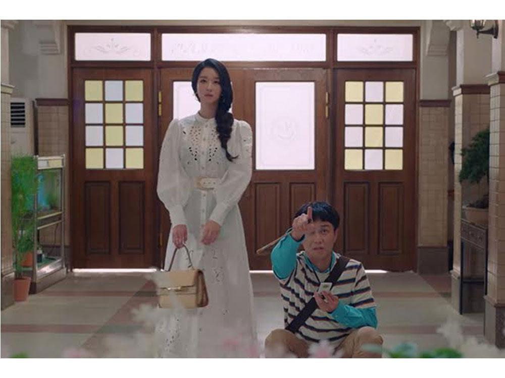 White crochet maxi dress by Zimmermann