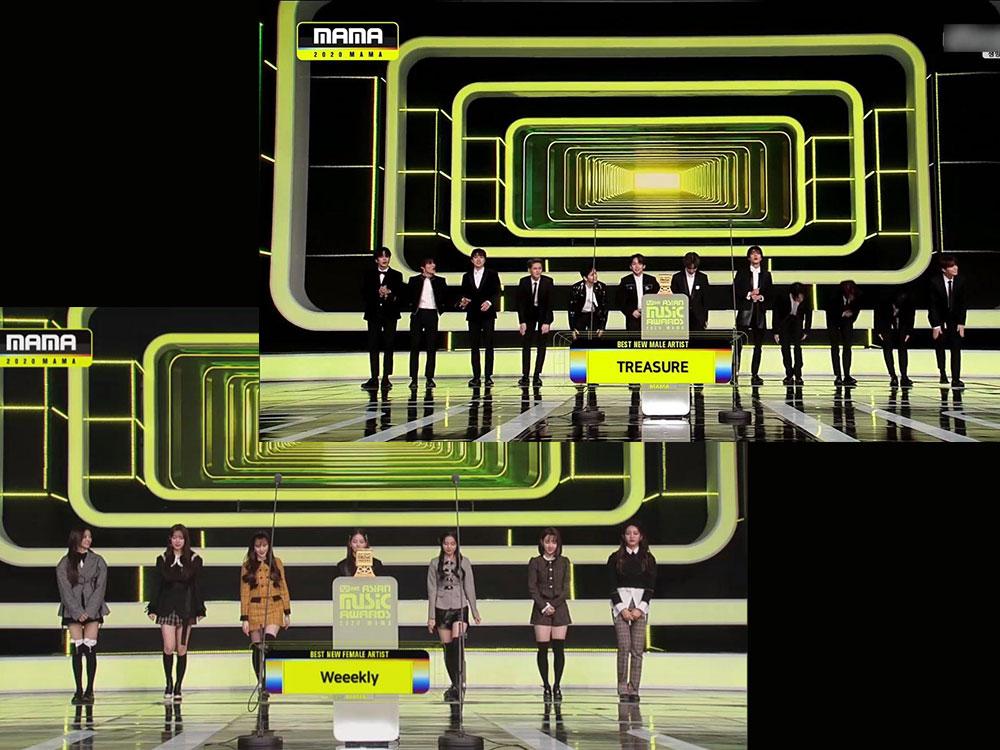 TREASURE and Weeekly bag their awards