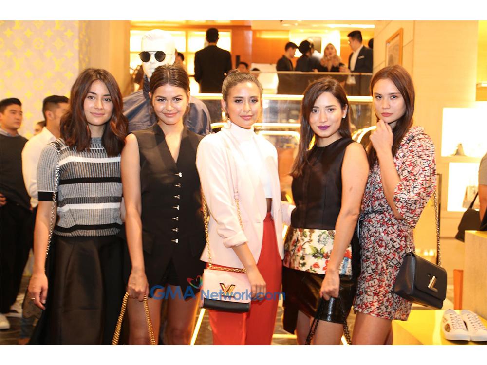 LOOK: JaDine, Maureen, beauty queens in Louis Vuitton event