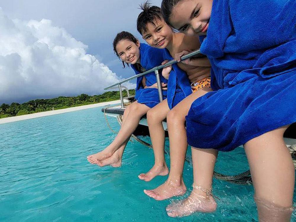 Heading back to land