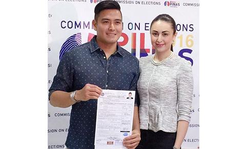 Alfred Vargas and Yasmine Espiritu