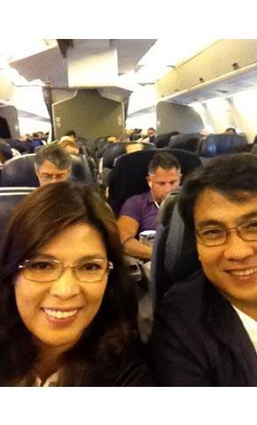 Lani Mercado and Bong Revilla