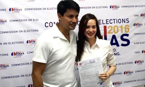 Richard Gomez and Lucy Torres
