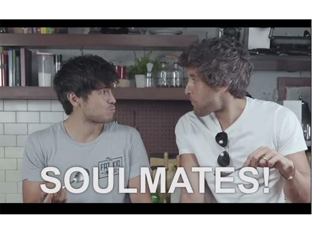 Nico Bolzico and Erwan Heussaff