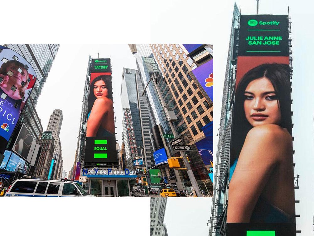 Gracing Times Square