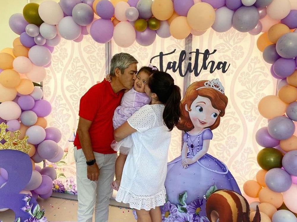 Tali's princess-themed birthday party