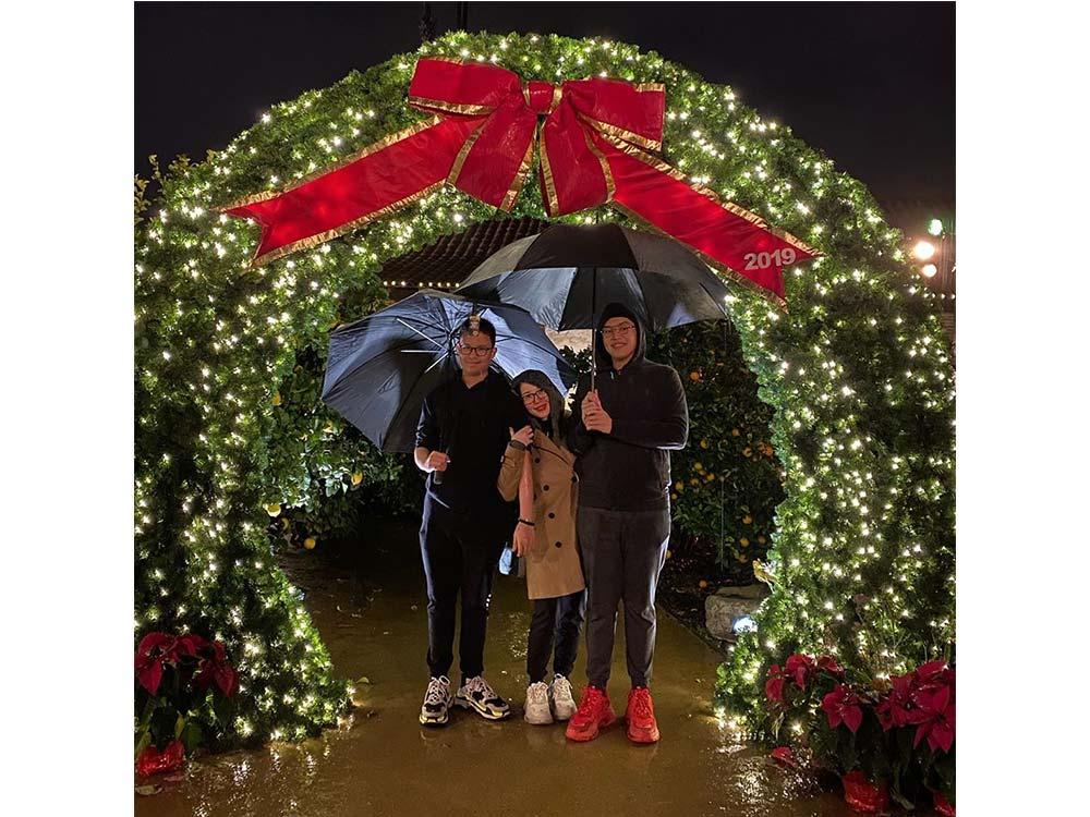 Kris Aquino with Josh and Bimby
