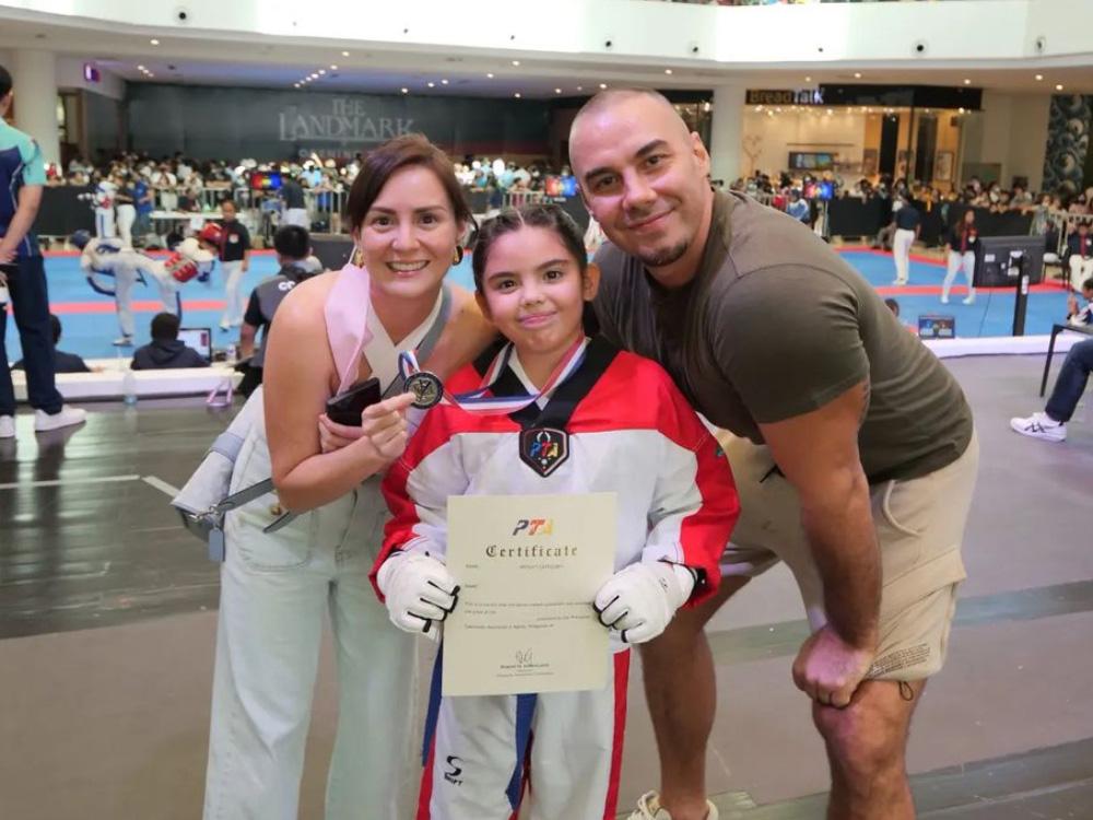 Scarlett Kramer wins Taekwondo competition