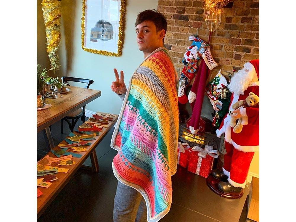 Advent calendar blanket