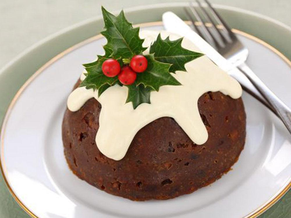 Christmas pudding in Britain