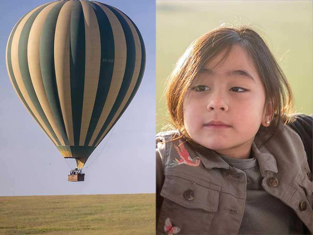 Hot air balloon ride