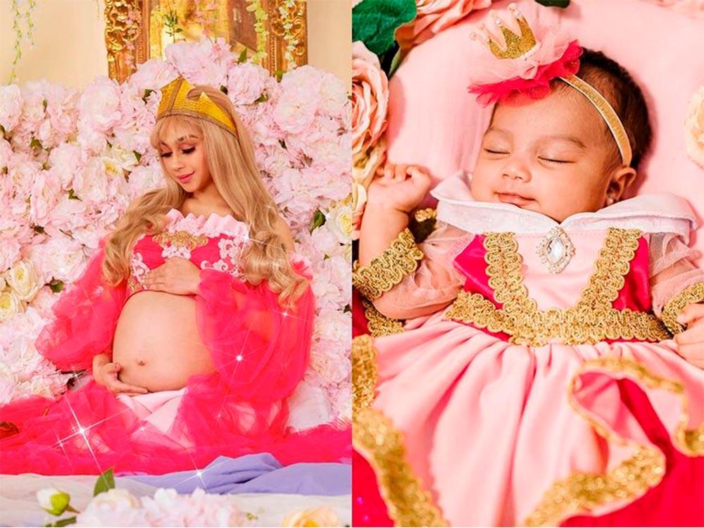 Zeinab Harake and Baby Bia look pretty in Disney Princess-themed photos ...