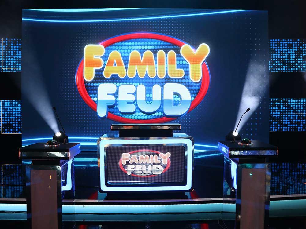 Family Feud podium