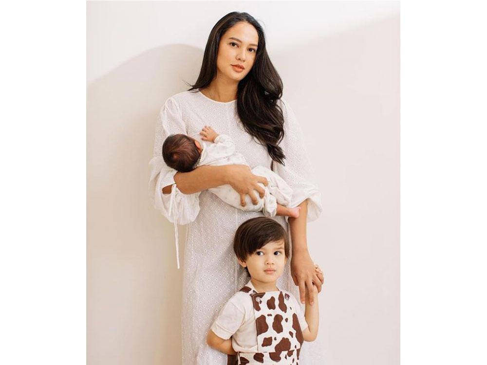 With little brother Valentin