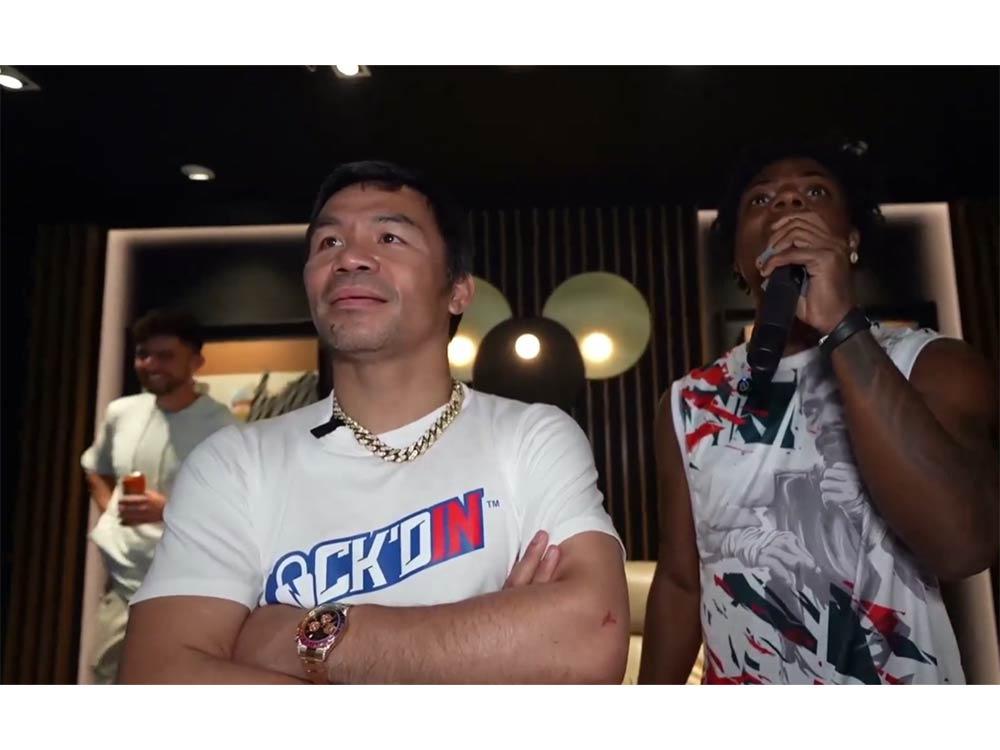 Manny Pacquiao selling karaoke