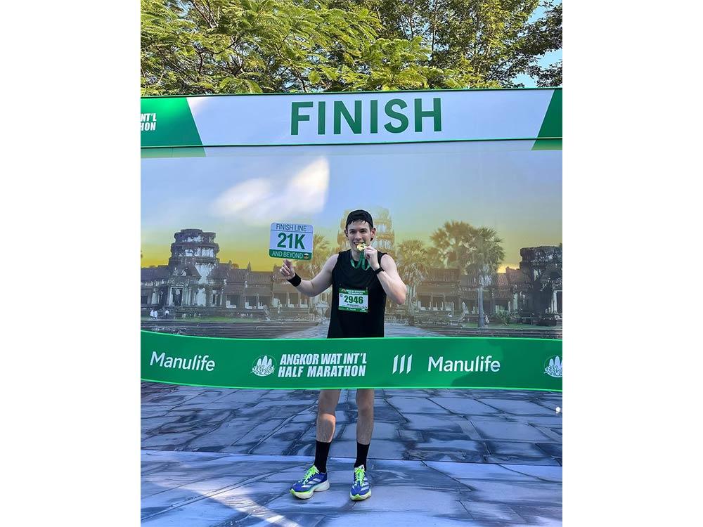 Popping the half-marathon cherry