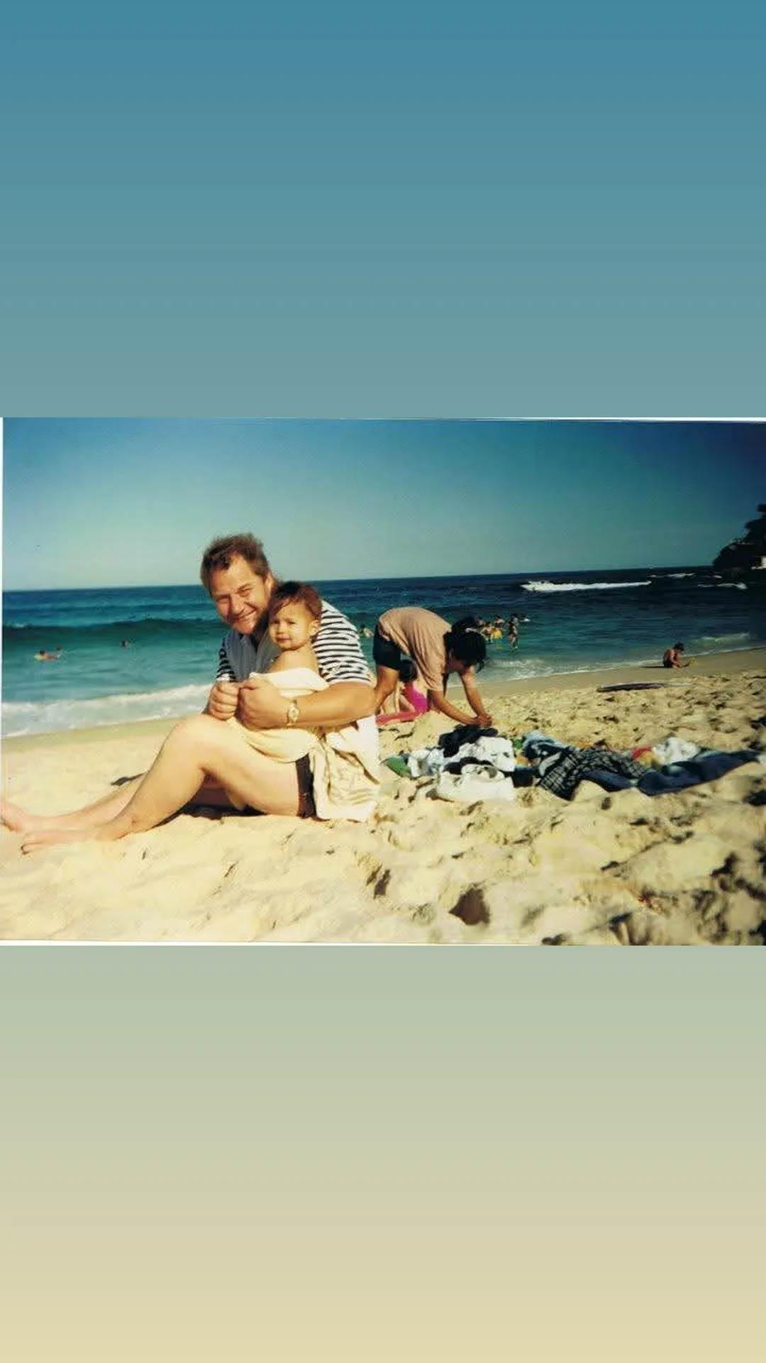 Jasmine Curtis-Smith with her dad