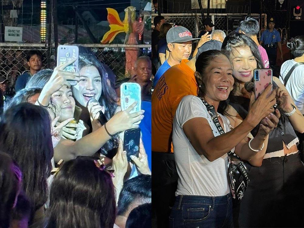 Enjoying the festival