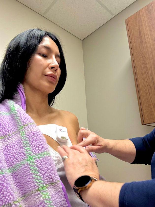 Aneurysm in the heart