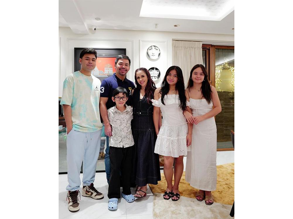Jinkee Pacquiao celebrates her 45th birthday with her family