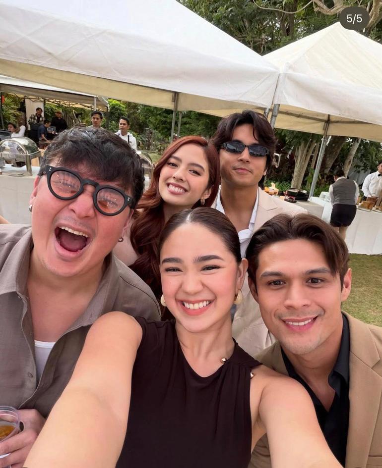 At Jenzel Angeles' wedding