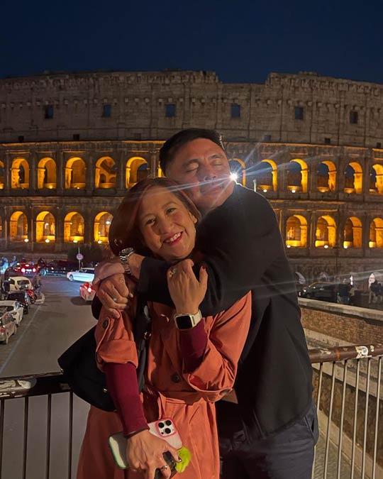 Jolina Magdangal and Marvin Agustin