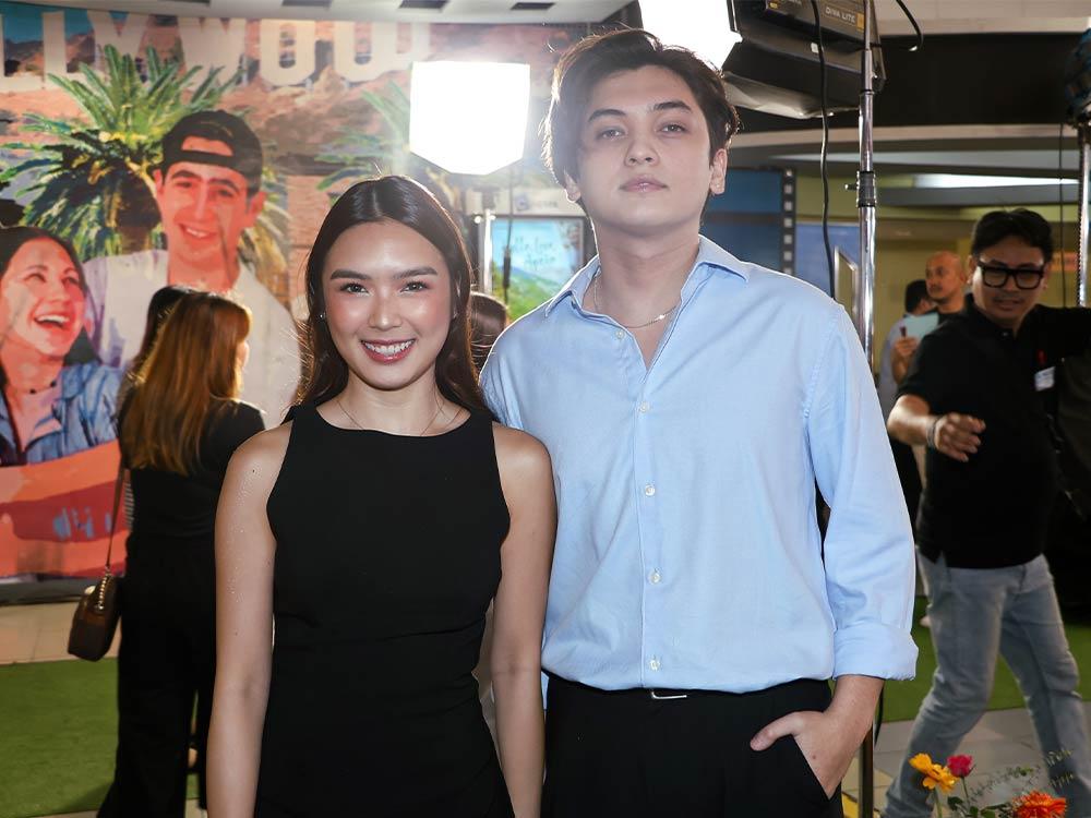 Francine Diaz and Seth Fedelin