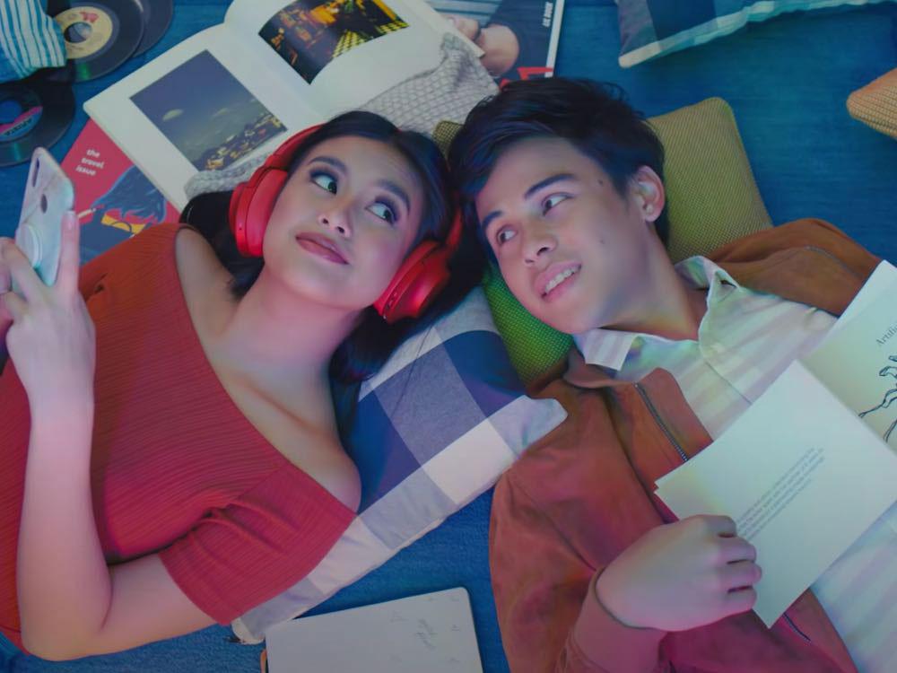 Gabbi Garcia and Khalil Ramos in Ben&Ben's 