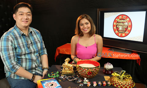 Johnson Chua and Louise delos Reyes