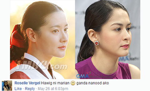 Kapuso Look-alikes: Jang Geum and Marian Rivera