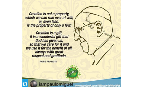 Kapuso stars' musings on the Pope's visit