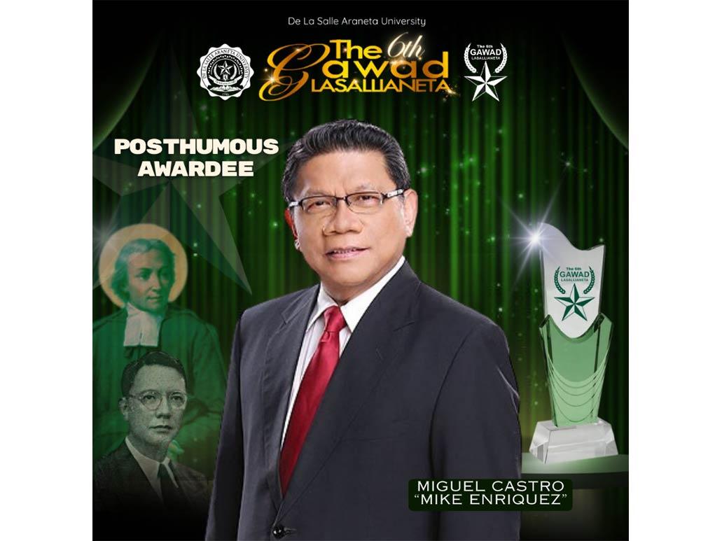 Posthumous Awardee