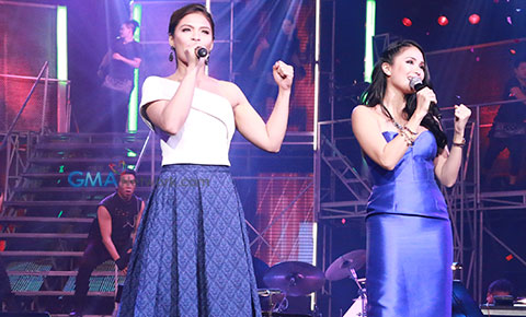 Lovi Poe and Heart Evangelista