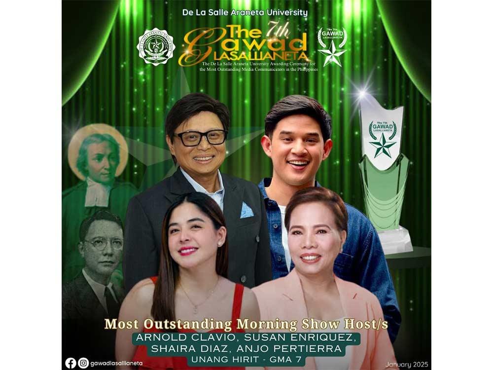 Arnold Clavio, Susan Enriquez, Shaira Diaz, Anjo Pertierra