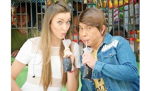 Frankie Arinoli and Cindy Kournikova