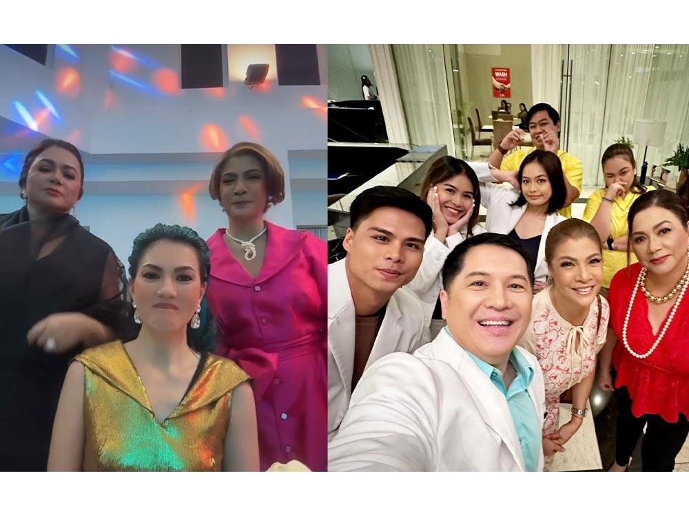 Pinky Amador and Dina Bonnevie